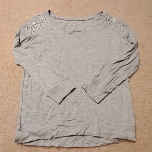 Justice embellished top